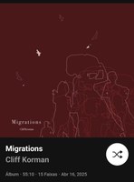Cliff Korman lança seu álbum Migrations nas plataformas