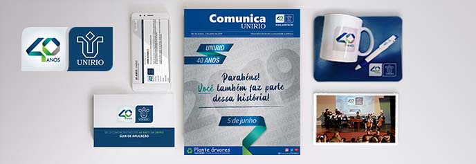 campanha 40 anos UNIRIO