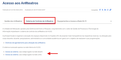 Controle de anfiteatro