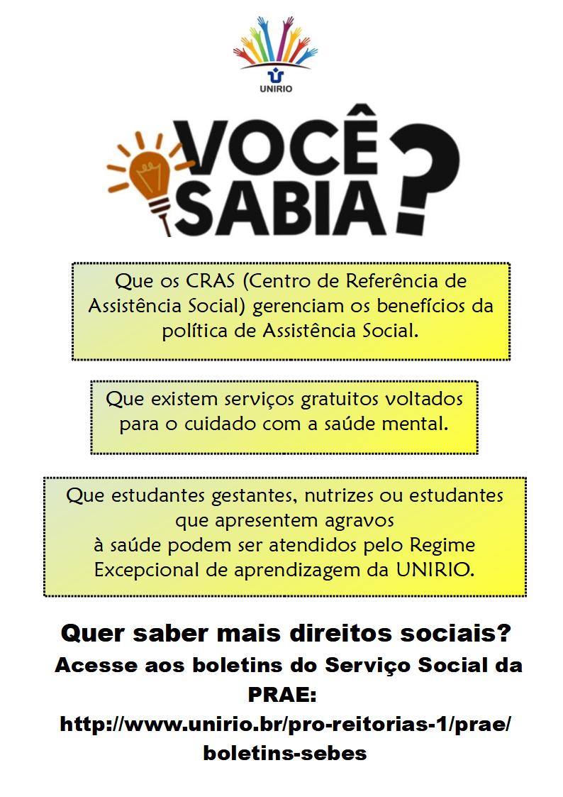  Boletins do Serviço Social da PRAE