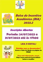 PRAE divulga edital para a Bolsa de Incentivo Acadêmico (BIA) 2023.2
