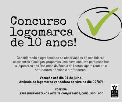 Concurso de logomarca: nova enquete