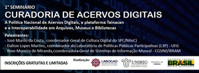 Seminário inaugura as atividades do Laboratório de Preservação e Gestão de Acervos Digitais e do Grupo de Pesquisa Memorável Samba (Imagem: Divulgação)