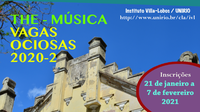 INFORMATIVO - THE Música para o EDITAL de VAGAS OCIOSAS 2020-2