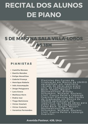 Apresentação acontecerá nesta sexta-feira, dia 5, às 18h (Imagem: Divulgação)