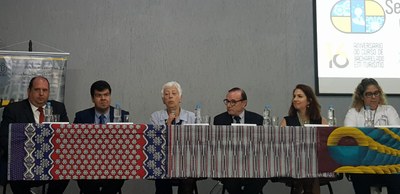 Mesa de Comemoração do Aniversário do Curso de Bacharelado em Turismo