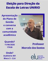 Consulta CLA: apresentação de propostas para a Escola de Letras