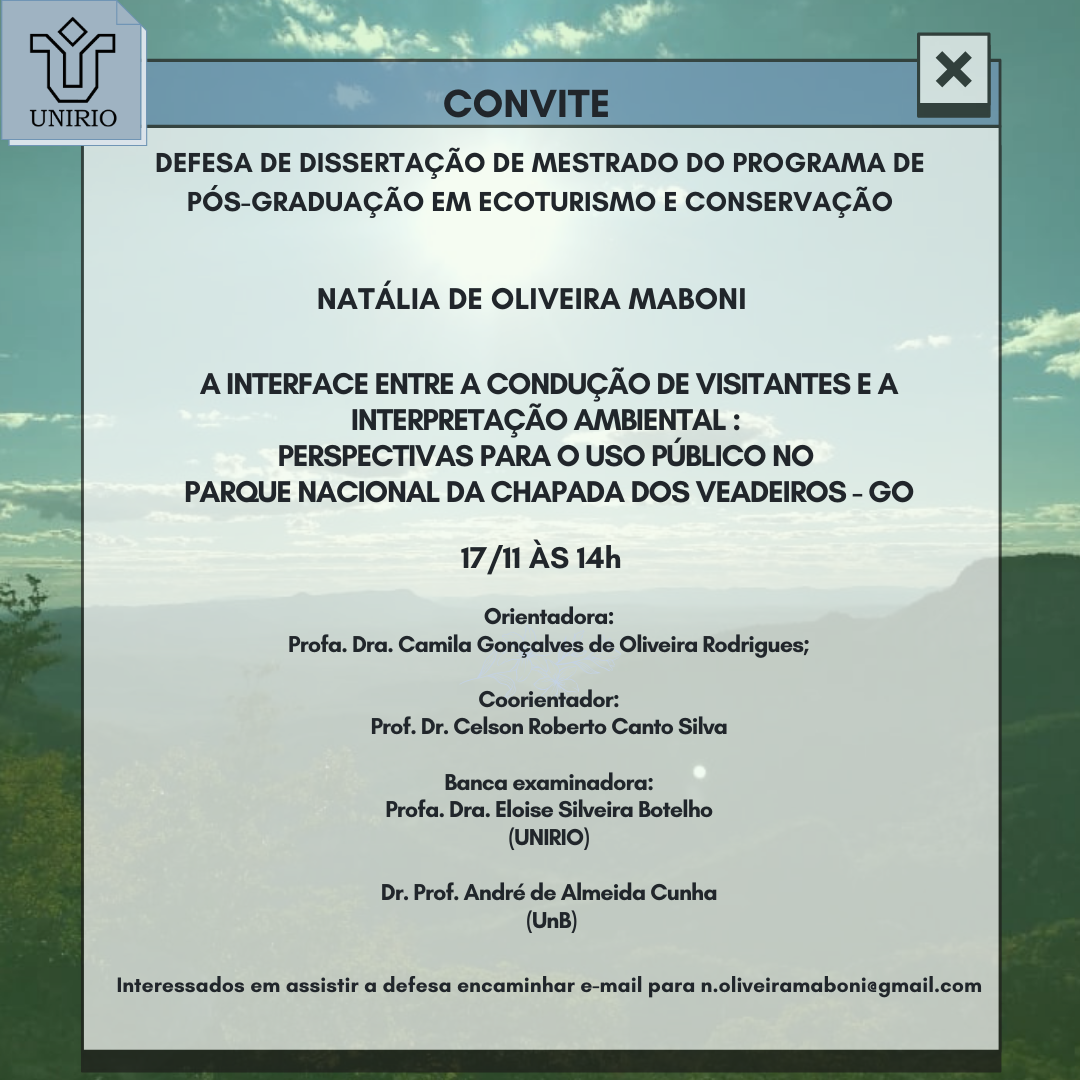 Convite - Defesa Natália