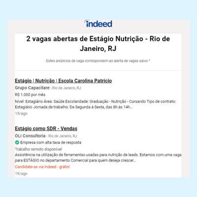 Indeed estágios