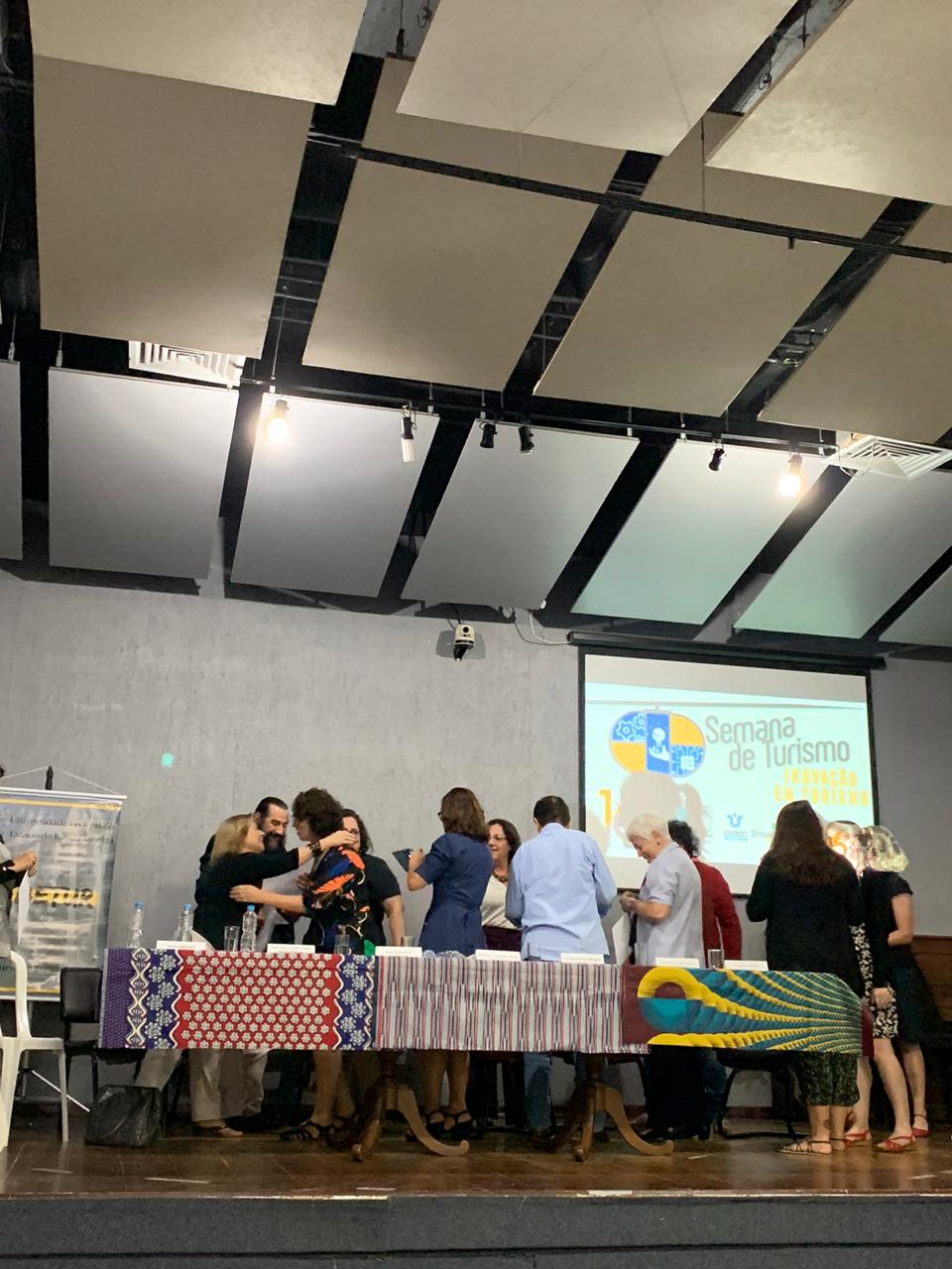 Mesa de Comemoração do Aniversário do Curso de Bacharelado em Turismo