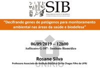 Genes de patógenos para monitoramento ambiental é o tema da discussão do próximo SIB