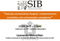 Seminários do IB dessa semana debate sobre vesículas extracelulares fúngicas