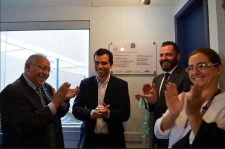 Descerramento da Placa (Foto: Comso) Descerramento da Placa (Foto: Comso)