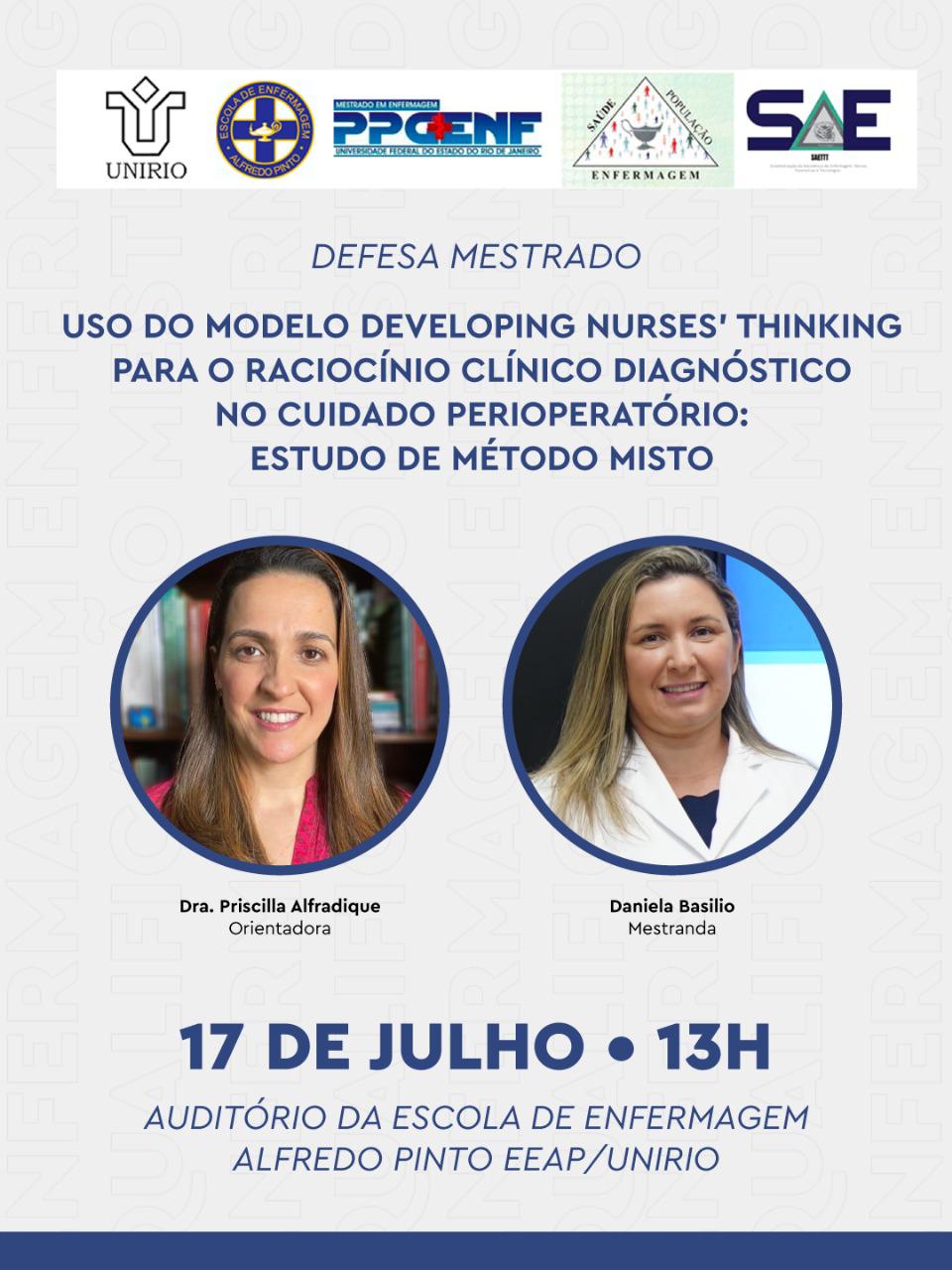 DEFESA DE DISSERTAÇÃO- DANIELA DA SILVA ARAUJO BASILIO