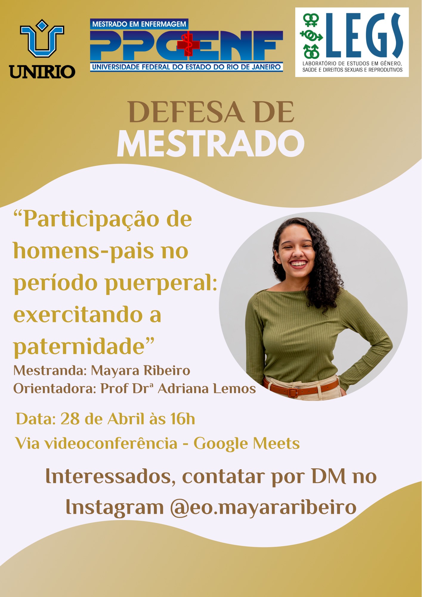 DEFESA DE DISSERTAÇÃO - MAYARA RIBEIRO