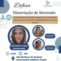 Defesa de produto da mestranda Francislene de Jesus Lopes