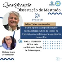 Exame de qualificação do mestrando Felipe Leal Vieira 