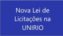 🔺Nova Lei de Licitações na UNIRIO