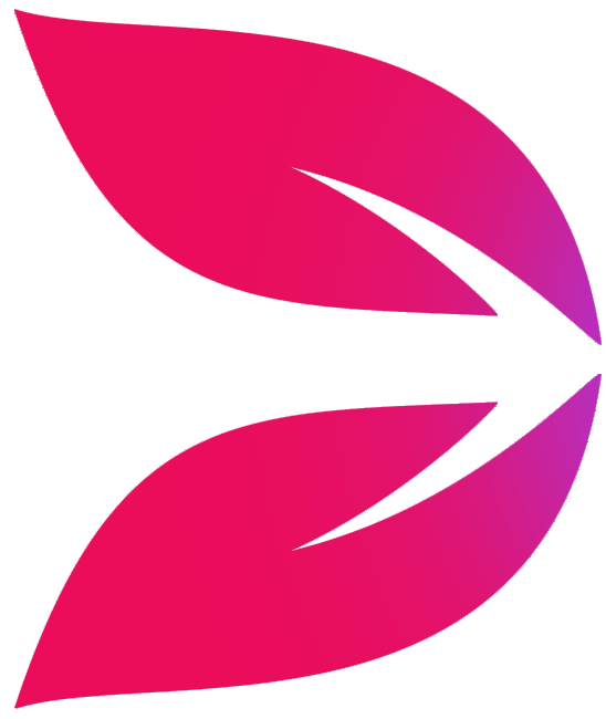Folha magenta//roxa seta
