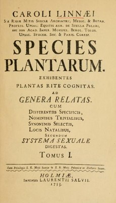 Species Plantarum