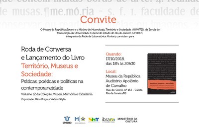 Lançamento Livro: Território Museus e Sociedade