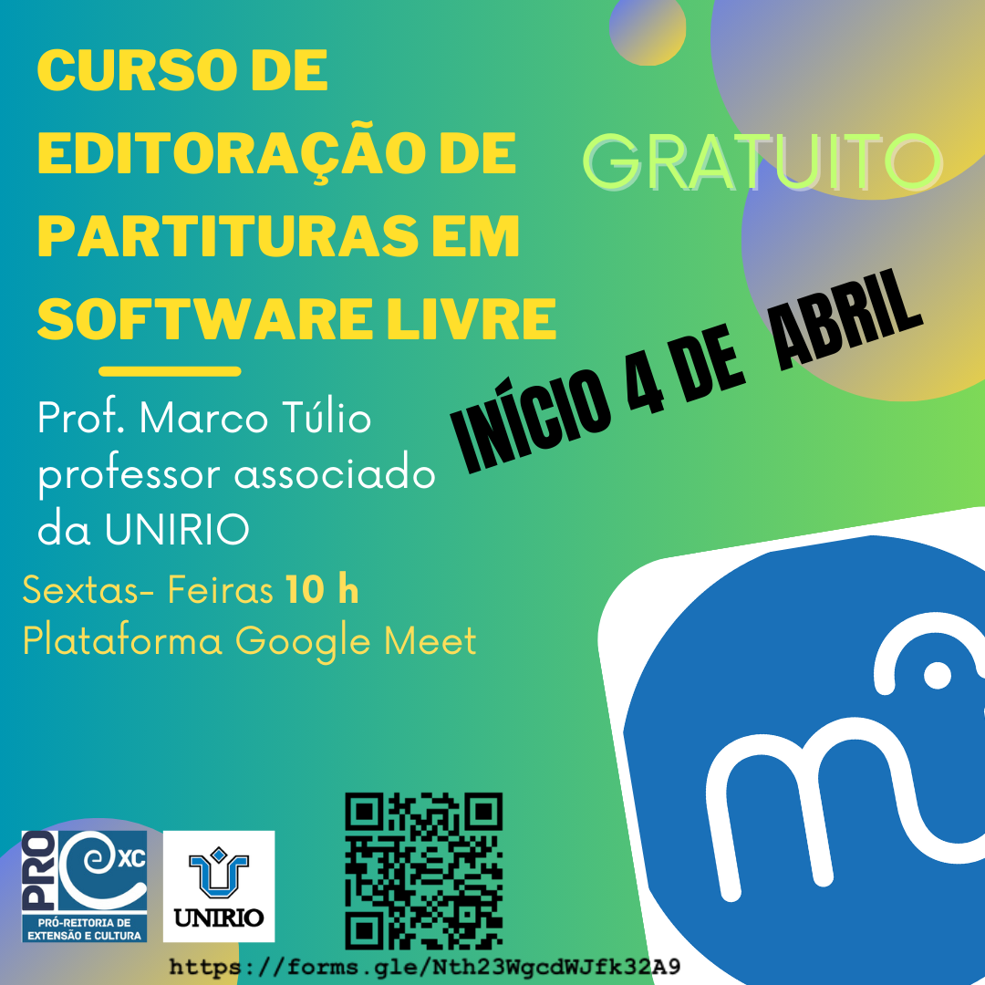 Curso Editoração de Partituras 2025