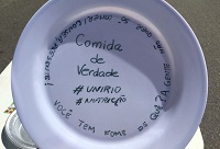 Docentes e alunos da Escola de Nutrição participam de ato em defesa do Conselho Nacional de Segurança Alimentar e Nutricional