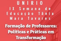 IX Semana de Educação da UNIRIO acontecerá em maio