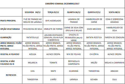 CARDÁPIO 04-12 A 08-12-17 ALTERADO