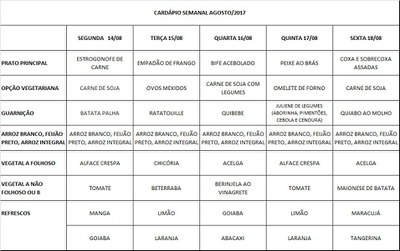 cardápio 14-08 a 18-08-17