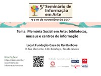 5º Seminário de Informação em Arte 