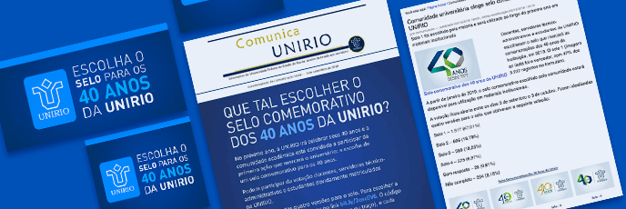 campanha selo 40 anos