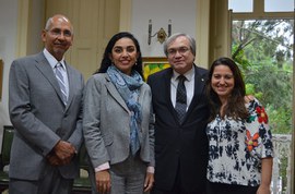 Reitor de universidade mexicana visita UNIRIO