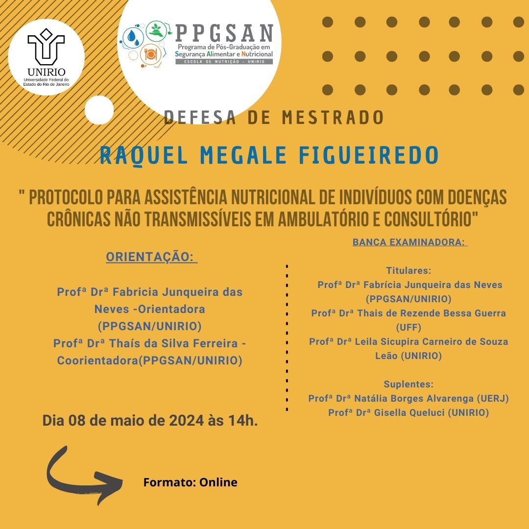 Defesa De Dissertação - Raquel Megale Figueiredo 08/05