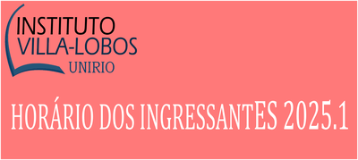 CARTAZ HORÀRIO DOS INGRESSANTES 2025.1