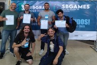 Alunos da UNIRIO recebem prêmios por artigos apresentados durante o  XXII Simpósio Brasileiro de Jogos e Entretenimento Digital (SBGames 2023)