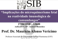 Ciclo de Seminários do IB discute 'Implicações do microquimerismo fetal na reatividade imunológica de camundongos'