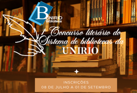 Concurso literário do Sistemas de Bibliotecas da UNIRIO recebe inscrições até segunda-feira, dia 1º de setembro