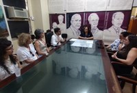 Grupo que irá elaborar a Política de Atenção à Saúde Mental Estudantil da UNIRIO visitou o Instituto Nise da Silveira