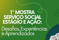 I Mostra de Estágio em Serviço Social da UNIRIO acontece nesta sexta, 18