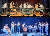 Perc-Rio e Leke, da Escola de Música da UNIRIO, são ovacionados no Prêmio Hans Koch