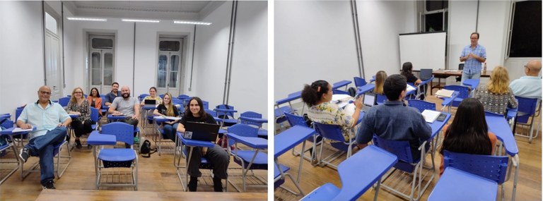 Aula de Teoria Política II no Casarão