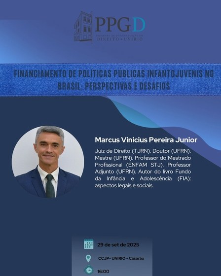 Palestra do PPGD com Marcus Vinicius Pereira Junior