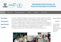 Programa Pibid UNIRIO ganha página na internet