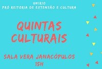 Projeto Quintas Culturais: inscrições abertas