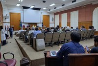 Reitoria da UNIRIO conversa com docentes da Medicina sobre o futuro do Hospital Universitário