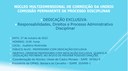 Ciclo de Palestras para Professores com Dedicação Exclusiva