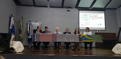 Mesa de Comemoração do Aniversário do Curso de Bacharelado em Turismo