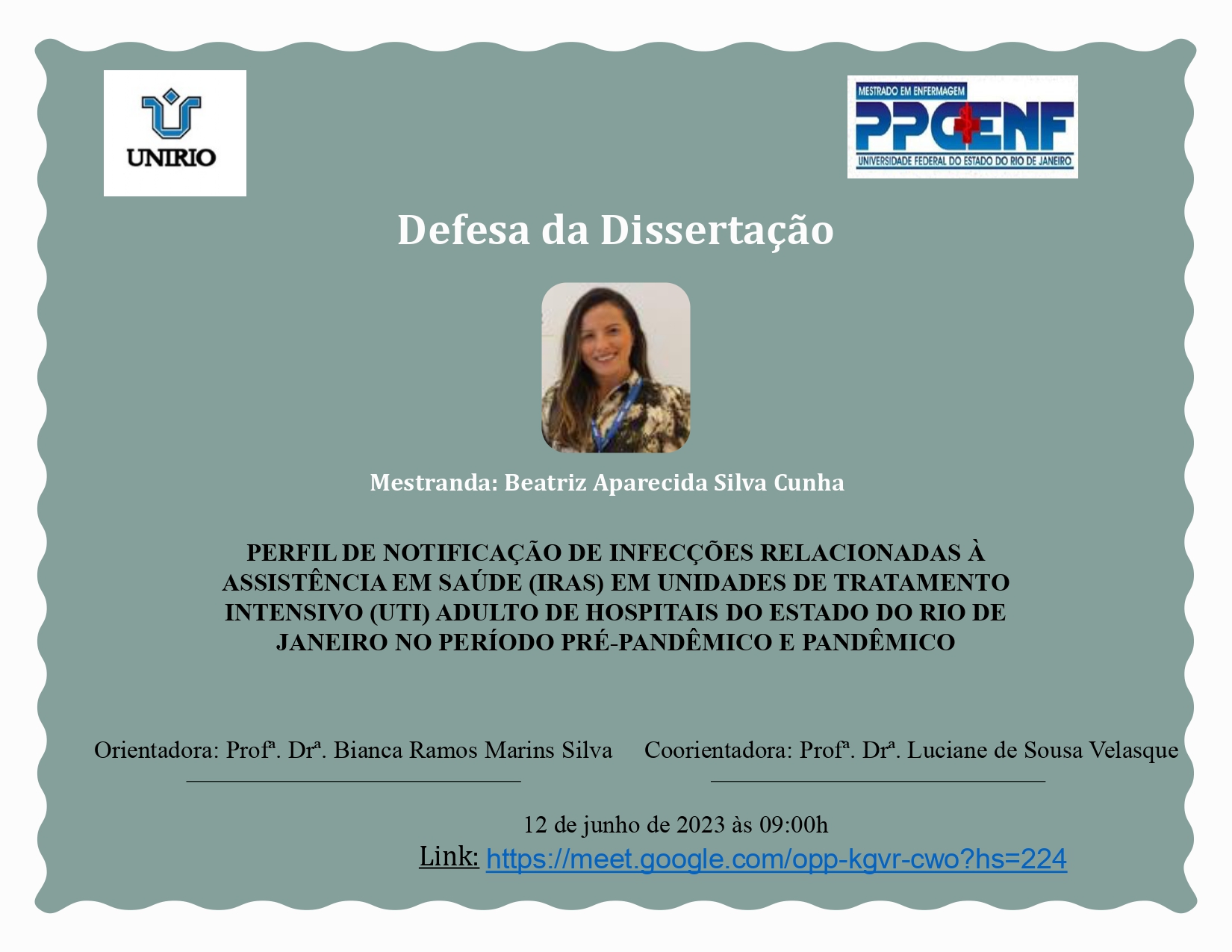 DEFESA DE DISSERTAÇÃO - BEATRIZ APARECIDA SILVA CUNHA
