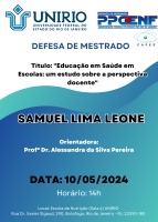 DEFESA DE DISSERTAÇÃO - SAMUEL LIMA LEONE